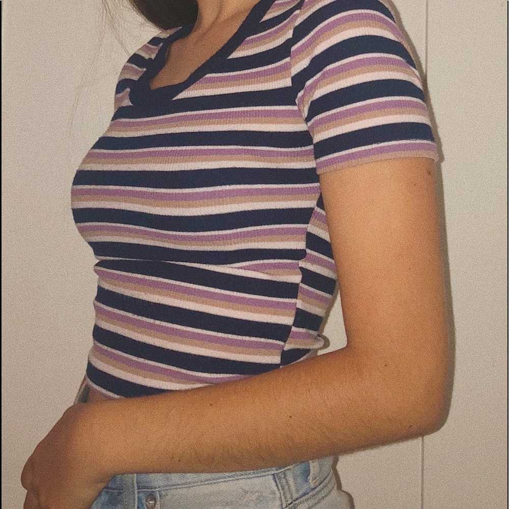 H&M XS NEW STRIPED SHIRT